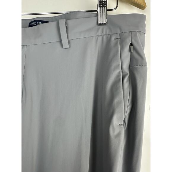 Peter Millar Crown Crafted Blade Performance Ankle Sport Pant Gray Men's 36 x 30 - Picture 15 of 16